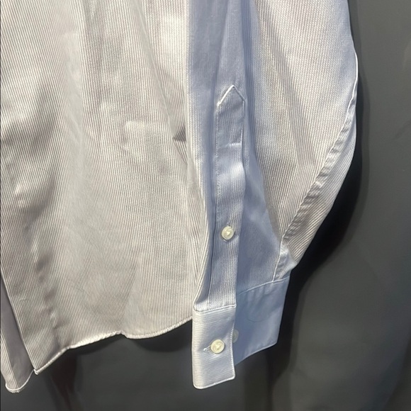 Calvin Klein Blue Dress Shirt Formal Wear Size 16 - Picture 4 of 6